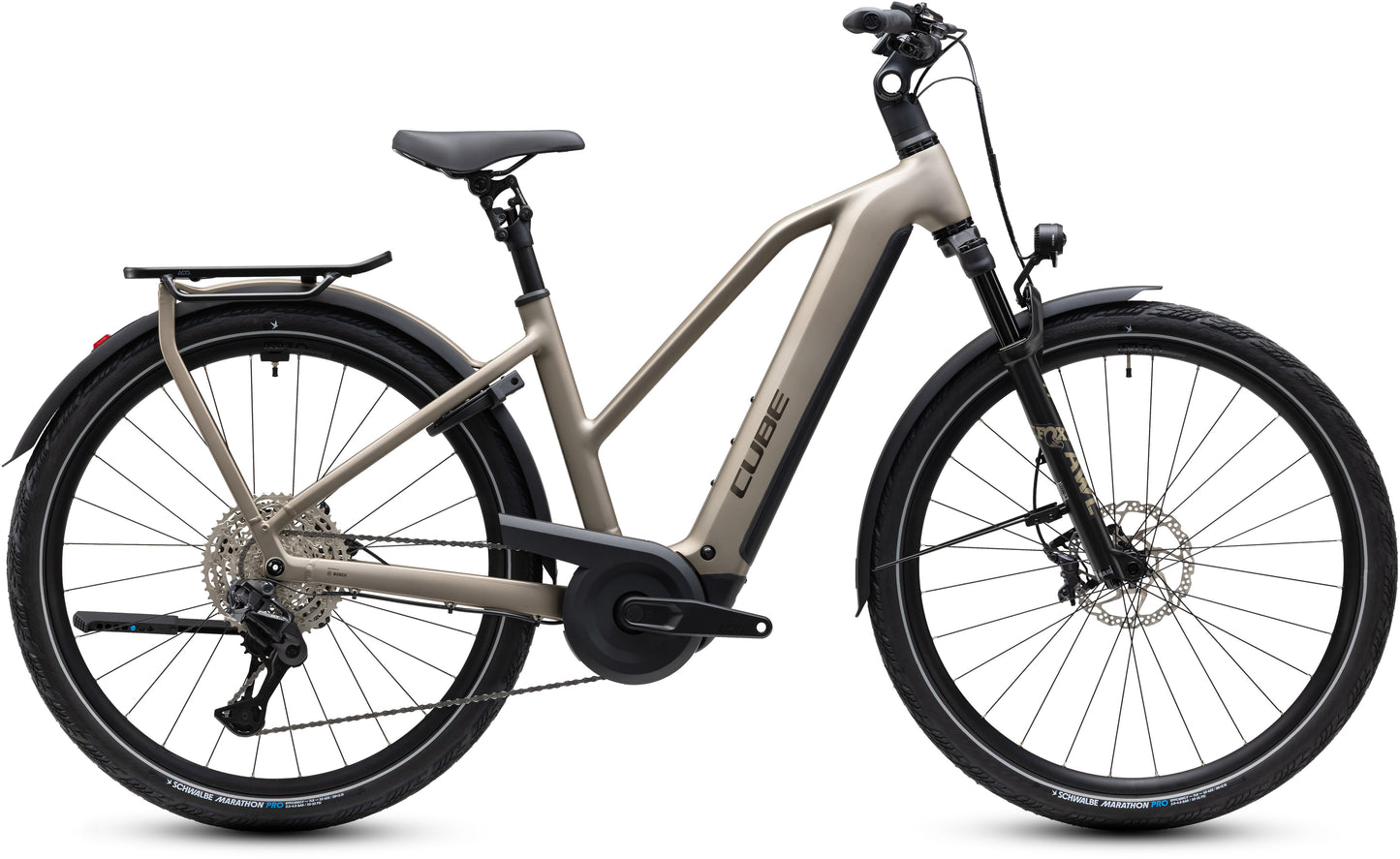 CUBE KATHMANDU HYBRID SLX 800 eTOURING BIKE 2027 FLASHSTONE 'N' CHROME (TRAPEZE)