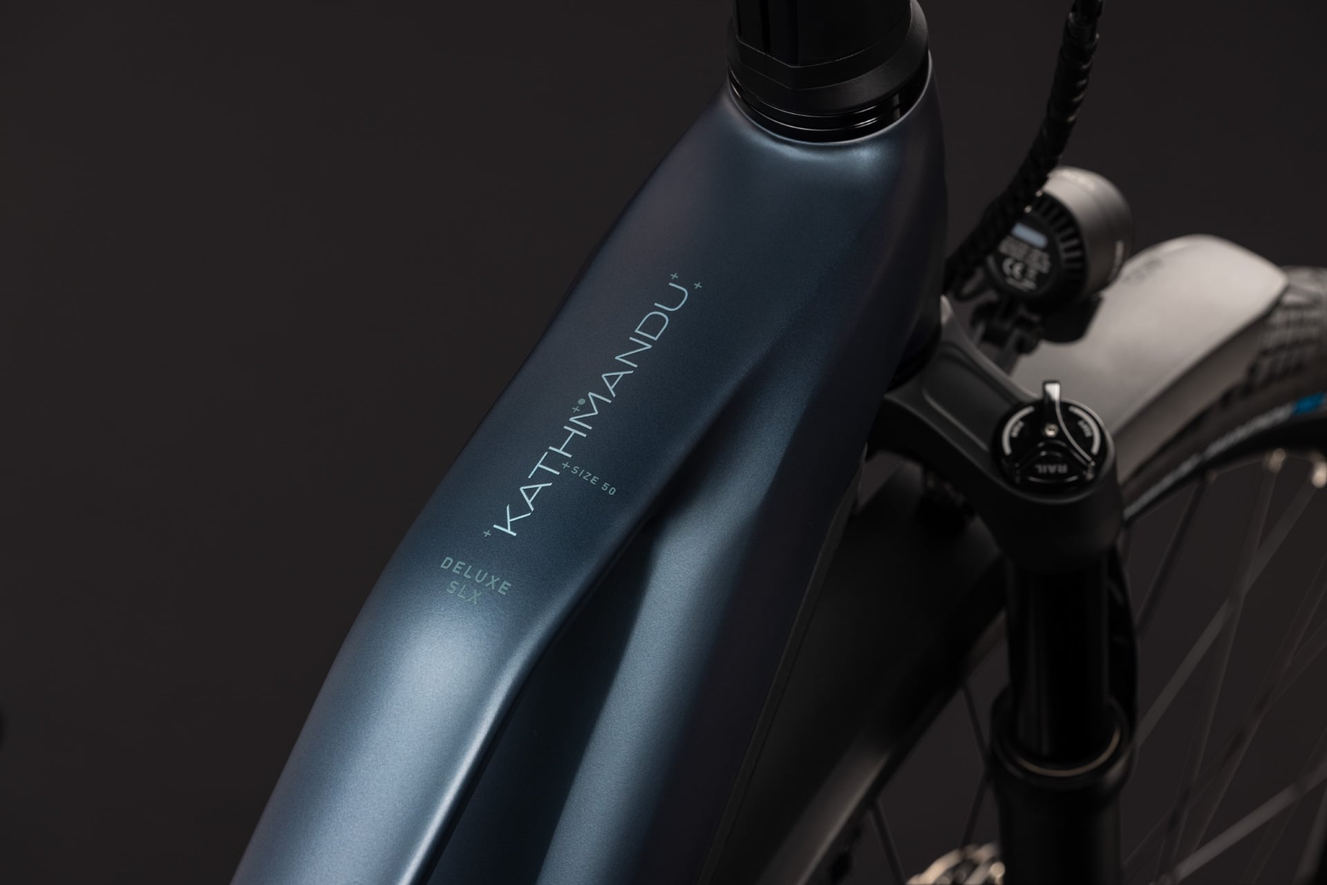 CUBE KATHMANDU HYBRID DELUXE SLX 800 eTOURING BIKE 2027 MINERALBLUE 'N' BLUE (TRAPEZE)
