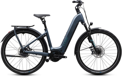 CUBE KATHMANDU HYBRID DELUXE SLX 800 eTOURING BIKE 2027 MINERALBLUE 'N' BLUE (EASY ENTRY)