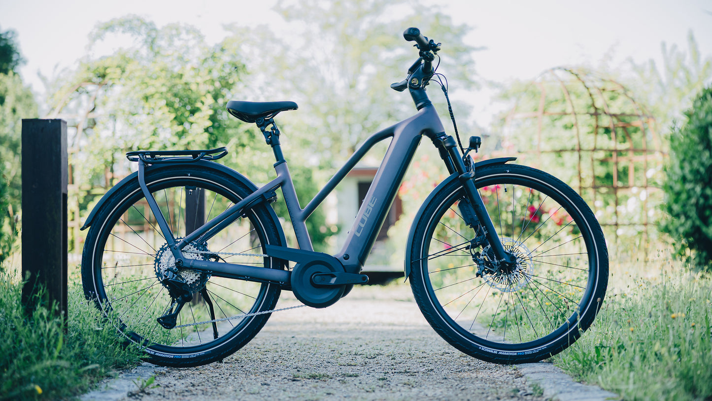 CUBE KATHMANDU HYBRID SLT 800 eTOURING BIKE 2027 MYSTICGRAPHITE 'N' REFLEX (TRAPEZE)