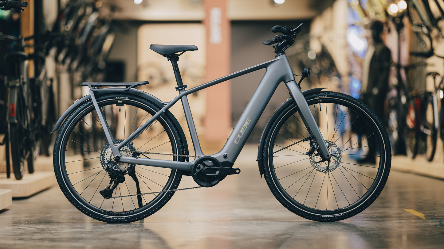 CUBE KATHMANDU HYBRID C:62 SLT 400X eTOURING BIKE 2027 ASHGREY 'N' PRIZM
