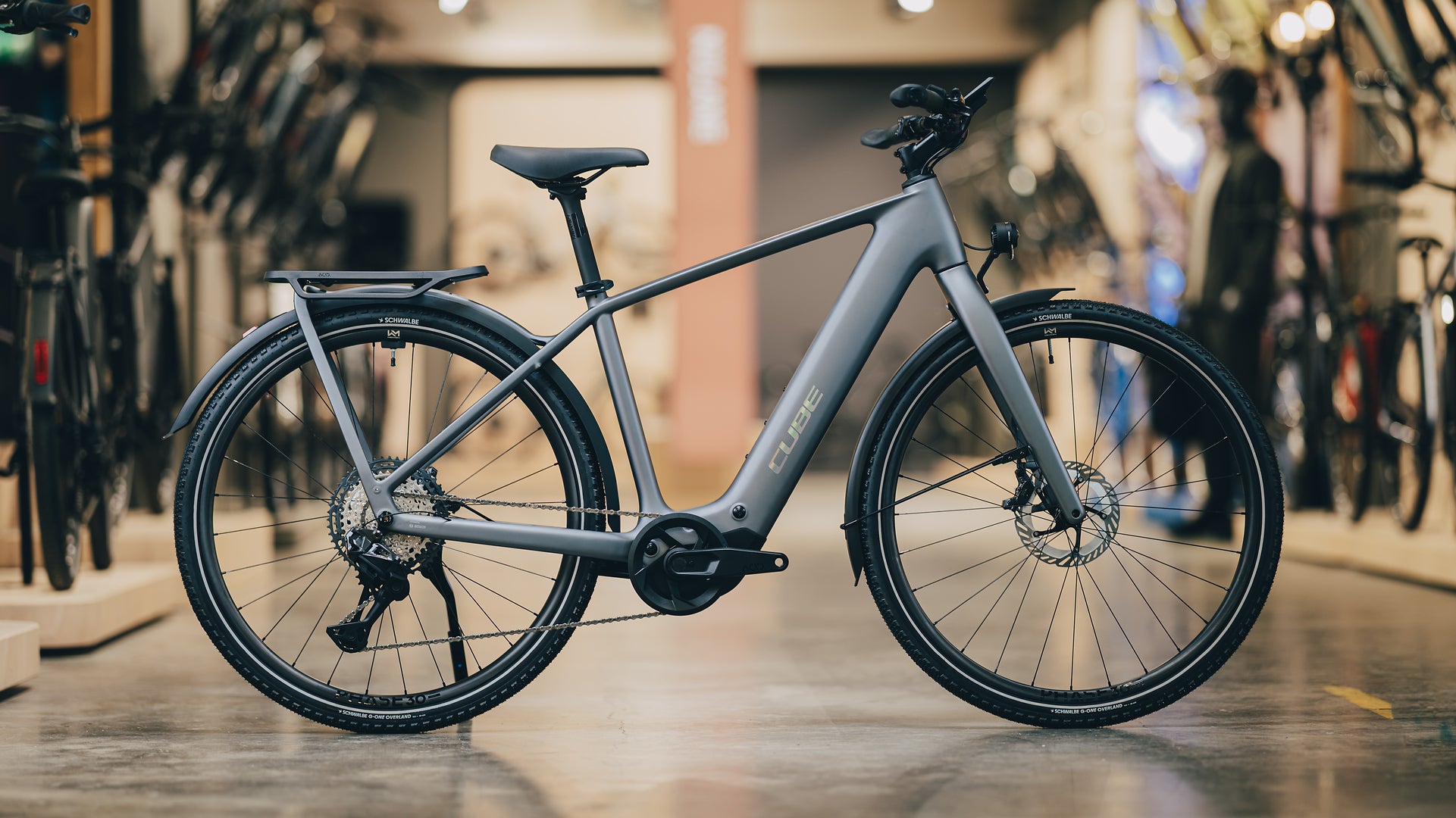 CUBE KATHMANDU HYBRID C:62 SLT 400X eTOURING BIKE 2027 ASHGREY 'N' PRIZM