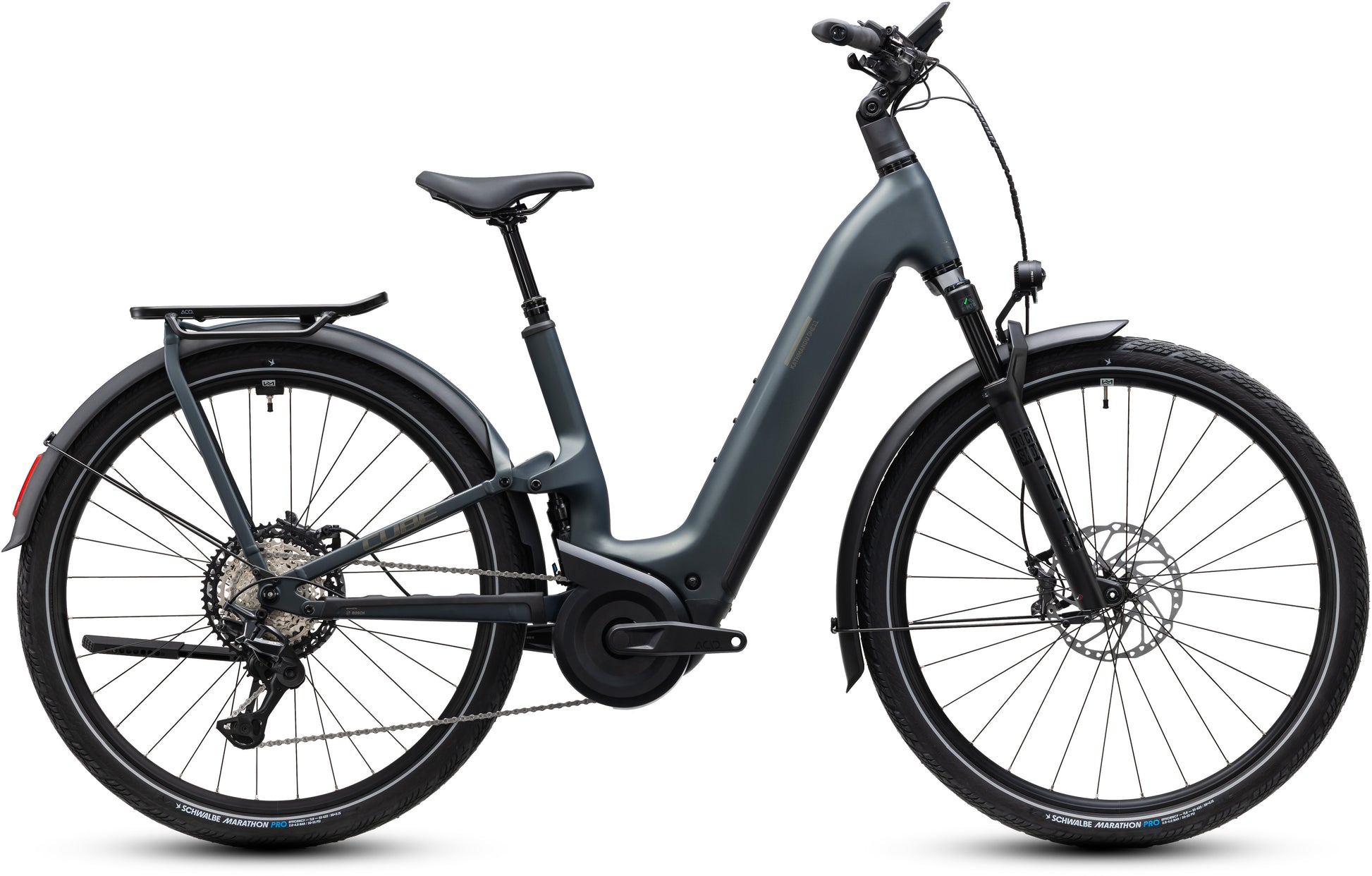 CUBE KATHMANDU HYBRID ONE11 HPC SLX 800 eTOURING BIKE 2027 SAGEBRUSHGREEN 'N' CHROME (EASY ENTRY)