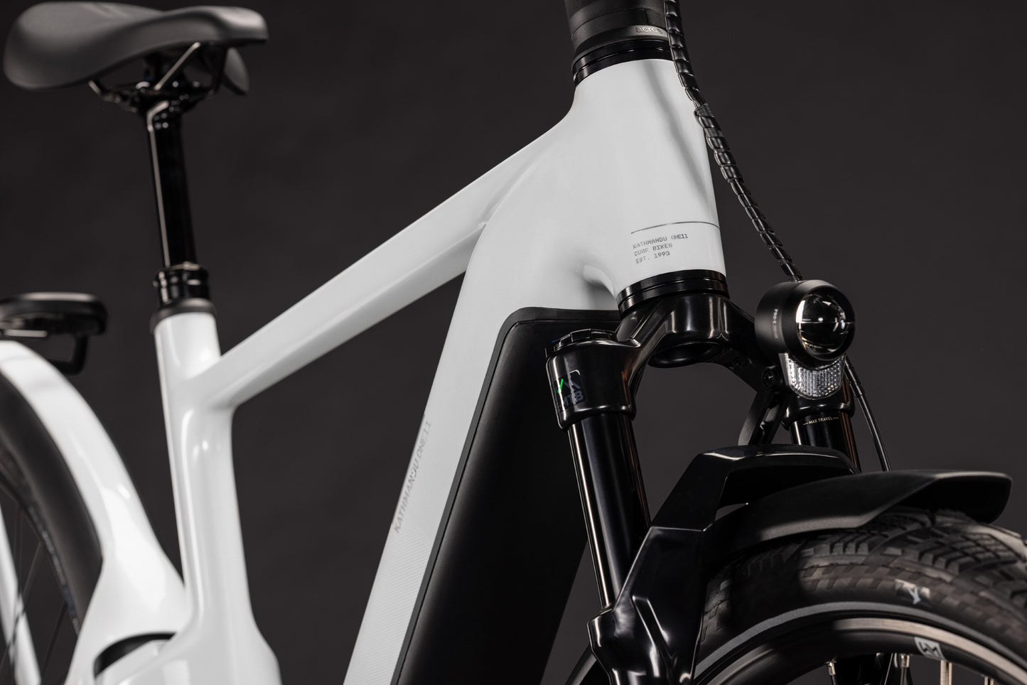 CUBE KATHMANDU HYBRID ONE11 HPC SLX 800 eTOURING BIKE 2027 METALLICWHITE 'N' PRIZM