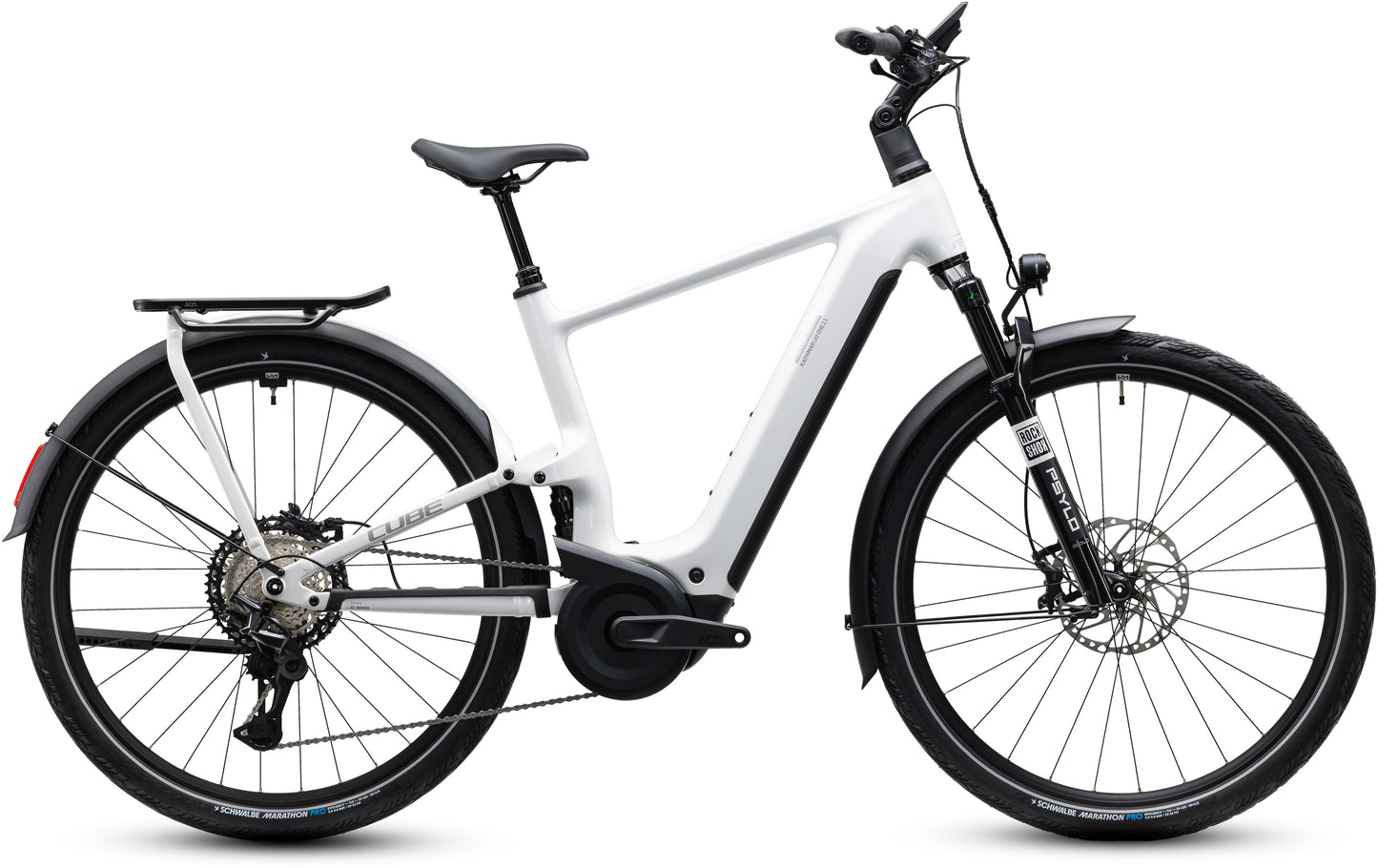 CUBE KATHMANDU HYBRID ONE11 HPC SLX 800 eTOURING BIKE 2027 METALLICWHITE 'N' PRIZM