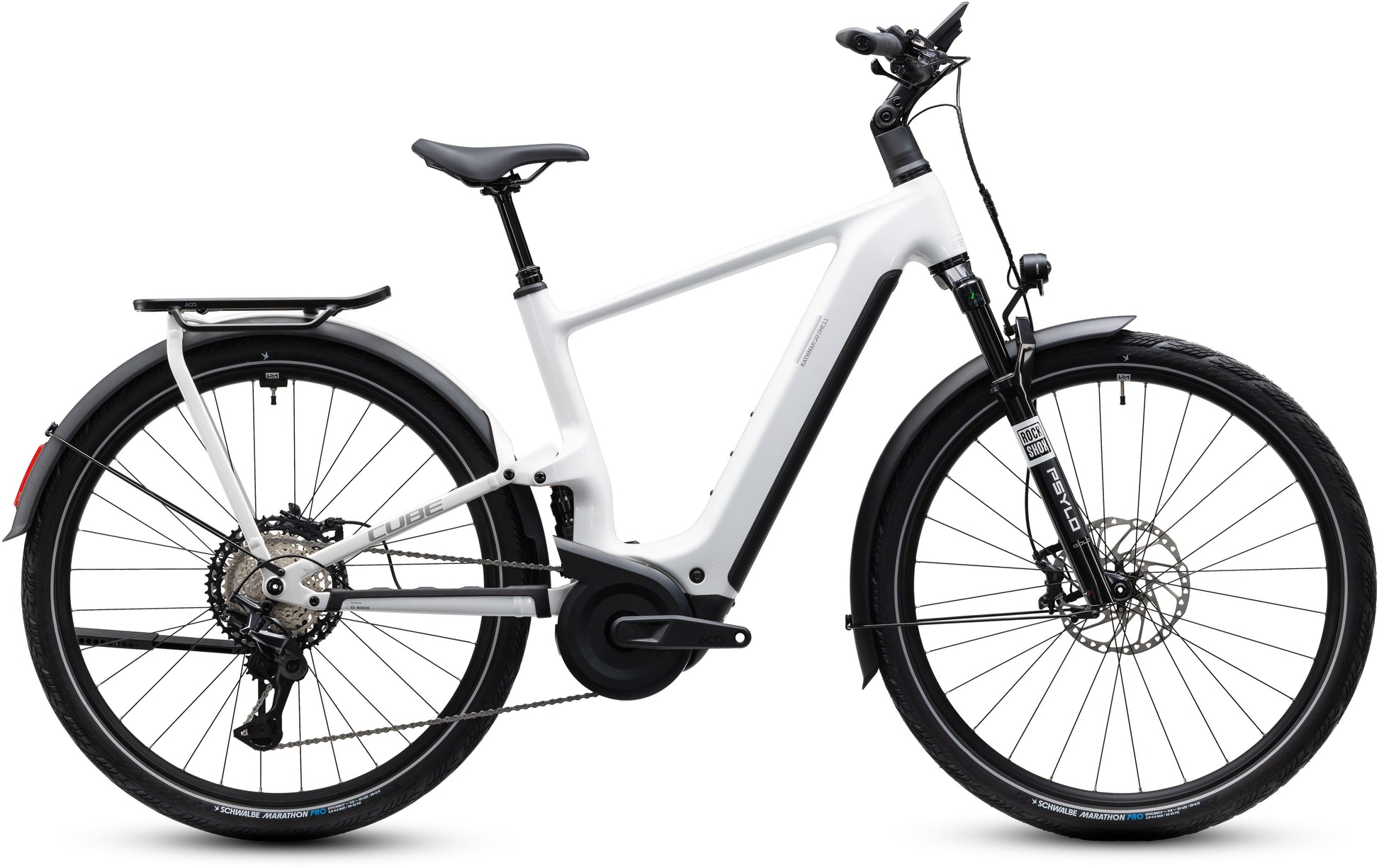 CUBE KATHMANDU HYBRID ONE11 HPC SLX 800 eTOURING BIKE 2027 METALLICWHITE 'N' PRIZM