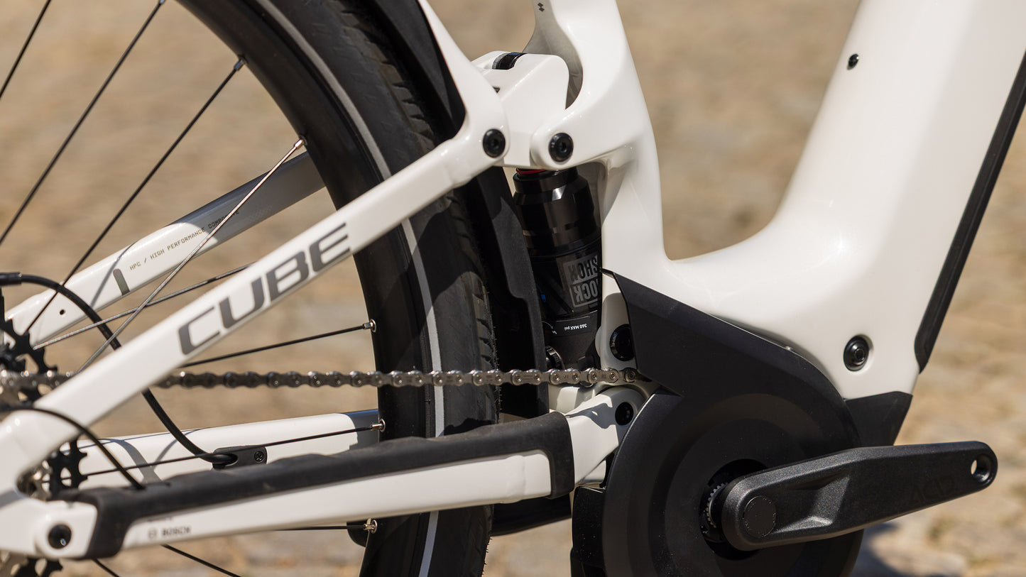 CUBE KATHMANDU HYBRID ONE11 HPC SLX 800 eTOURING BIKE 2027 METALLICWHITE 'N' PRIZM (EASY ENTRY)