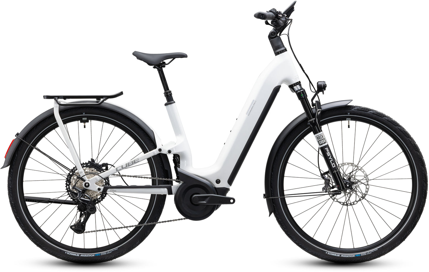 CUBE KATHMANDU HYBRID ONE11 HPC SLX 800 eTOURING BIKE 2027 METALLICWHITE 'N' PRIZM (EASY ENTRY)