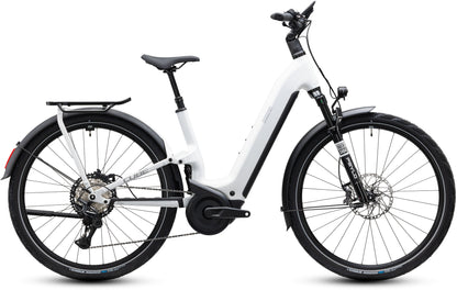 CUBE KATHMANDU HYBRID ONE11 HPC SLX 800 eTOURING BIKE 2027 METALLICWHITE 'N' PRIZM (EASY ENTRY)