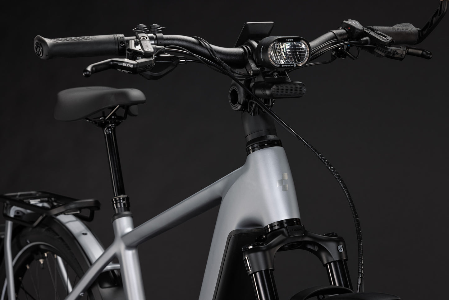 CUBE KATHMANDU HYBRID 45 800 eTOURING BIKE 2027 SLATEGREY 'N' CHROME