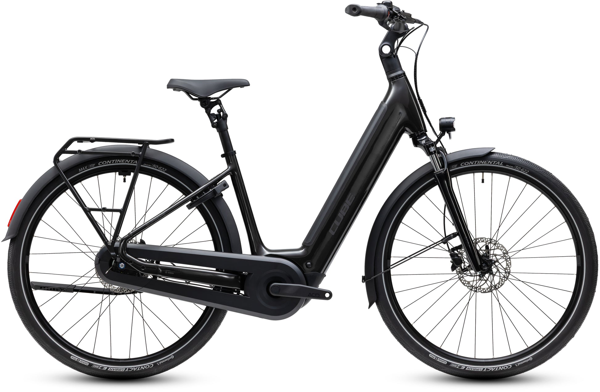 CUBE SUPREME HYBRID COMFORT ONE 600 URBAN eBIKE 2027 GUNMETAL 'N' REFLEX (EASY ENTRY)