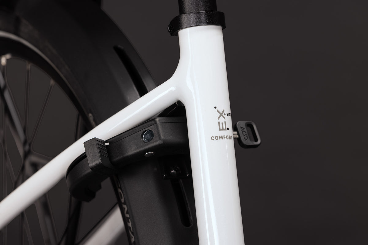 CUBE SUPREME RT HYBRID COMFORT EX 600 URBAN eBIKE 2027 METALLICWHITE 'N' REFLEX (EASY ENTRY)