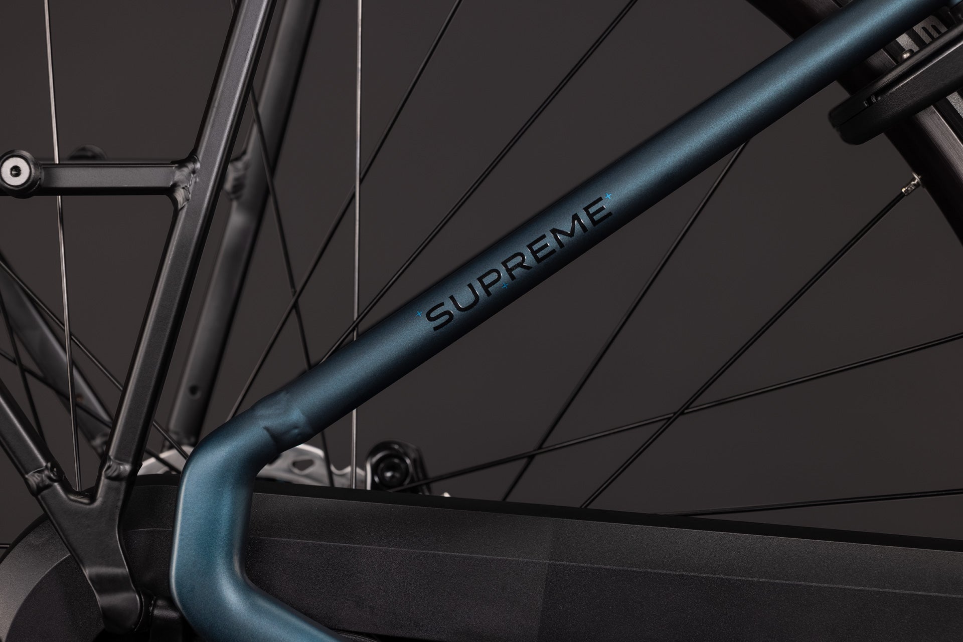 CUBE SUPREME RT HYBRID COMFORT EX 600 URBAN eBIKE 2027 ROYALGREEN 'N' BLACK (EASY ENTRY)