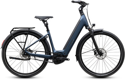 CUBE SUPREME HYBRID DELUXE ONE 600 URBAN eBIKE 2027 NAVYBLACK 'N' BLACK (EASY ENTRY)