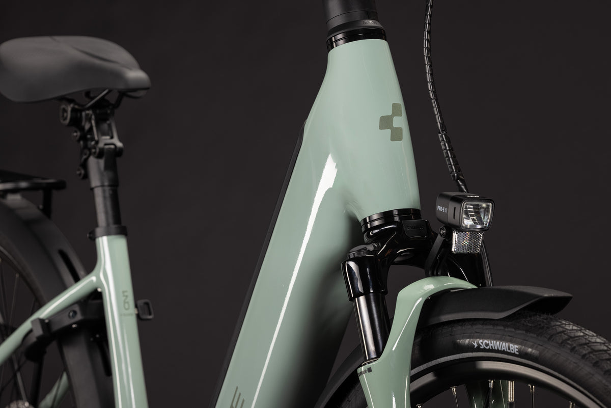 CUBE SUPREME HYBRID DELUXE ONE 600 URBAN eBIKE 2027 ALOEGREEN 'N' REFLEX (EASY ENTRY)