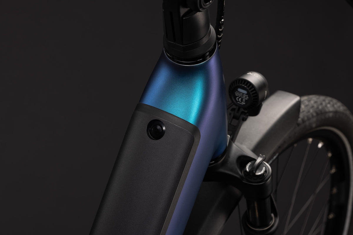 CUBE SUPREME HYBRID DELUXE PRO 600 URBAN eBIKE 2027 NEBULA 'N' BLUE (EASY ENTRY)