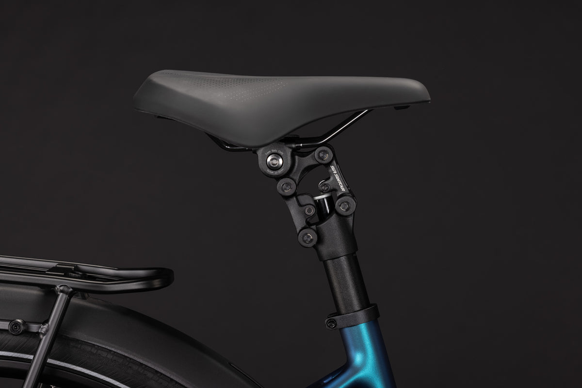 CUBE SUPREME HYBRID DELUXE PRO 600 URBAN eBIKE 2027 NEBULA 'N' BLUE (EASY ENTRY)