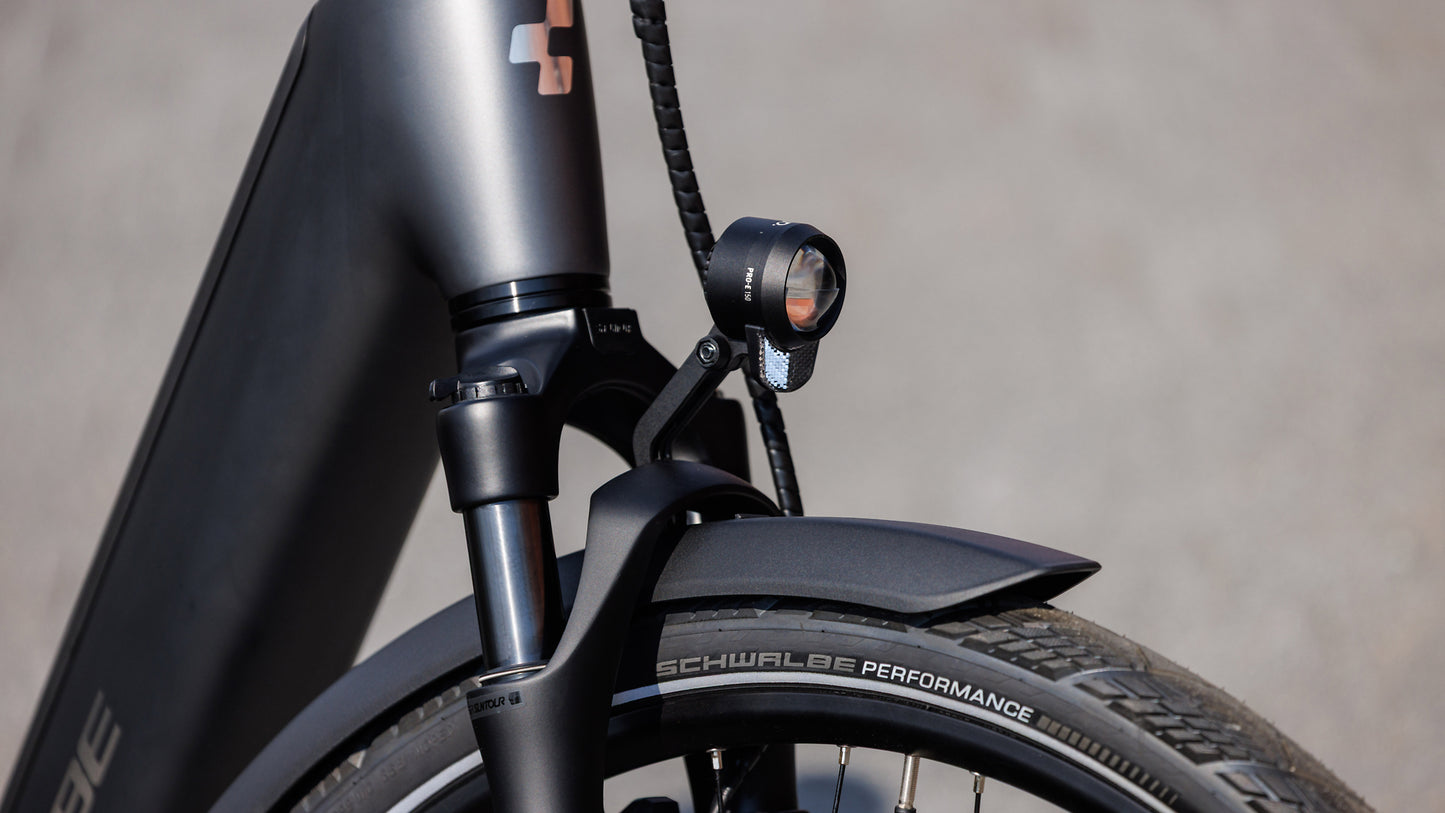 CUBE SUPREME HYBRID DELUXE SLT 600 URBAN eBIKE 2027 SLABGREY 'N' CHROME (EASY ENTRY)