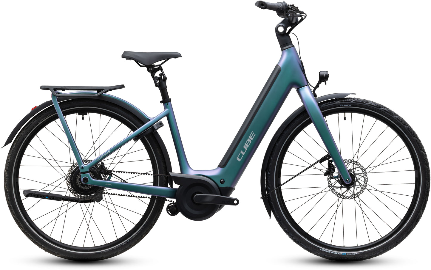 CUBE SUPREME HYBRID C:62 DELUXE SLX 600 URBAN eBIKE 2027 POLARLIGHT 'N' GREY (EASY ENTRY)