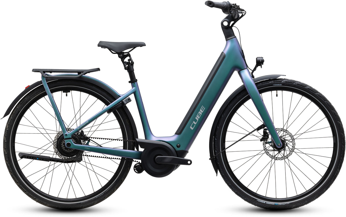 CUBE SUPREME HYBRID C:62 DELUXE SLX 600 URBAN eBIKE 2027 POLARLIGHT 'N' GREY (EASY ENTRY)