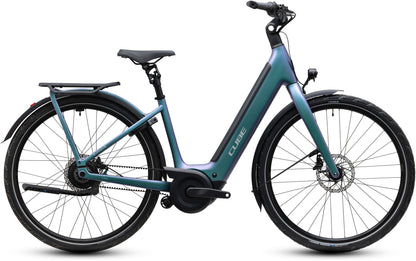CUBE SUPREME HYBRID C:62 DELUXE SLX 600 URBAN eBIKE 2027 POLARLIGHT 'N' GREY (EASY ENTRY)