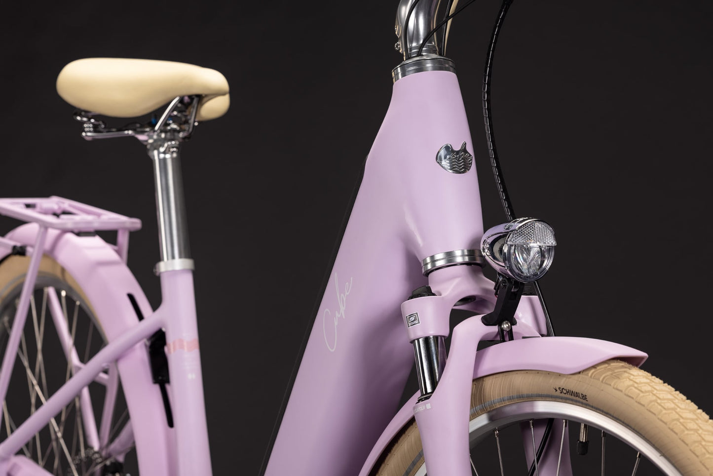 CUBE ARUBA HYBRID 600 URBAN eBIKE 2027 COTTONCANDY 'N' CREME (EASY ENTRY)
