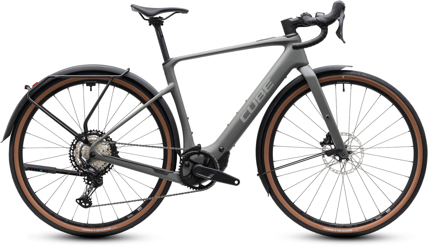 CUBE NUROAD HYBRID C:62 RACE 400X FE eGRAVEL BIKE 2027 OLDGREY 'N' GREY