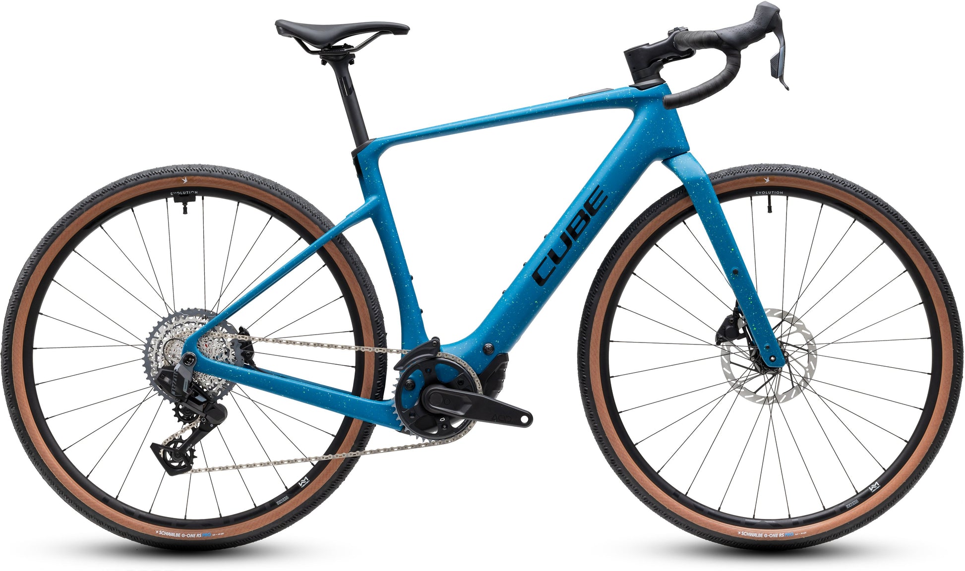 CUBE NUROAD HYBRID C:62 EXC 400X eGRAVEL BIKE 2027 TROPICALTEAL 'N' BLACK
