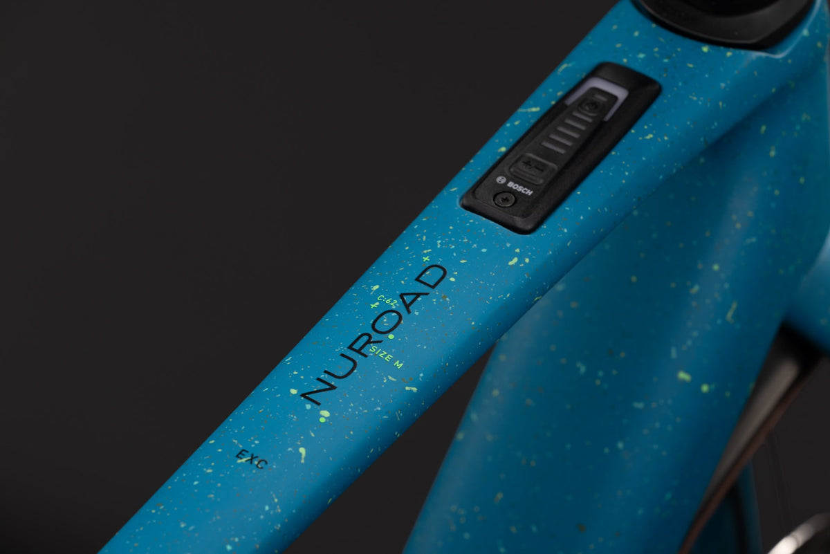 CUBE NUROAD HYBRID C:62 EXC 400X FE eGRAVEL BIKE 2027 TROPICALTEAL 'N' BLACK