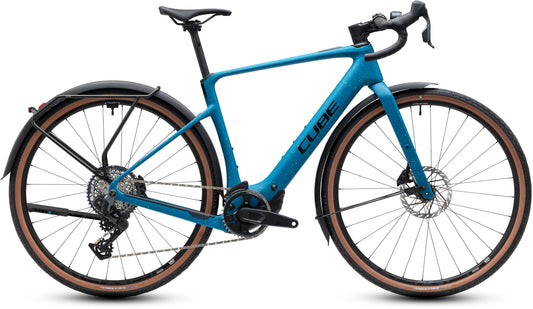 CUBE NUROAD HYBRID C:62 EXC 400X FE eGRAVEL BIKE 2027 TROPICALTEAL 'N' BLACK