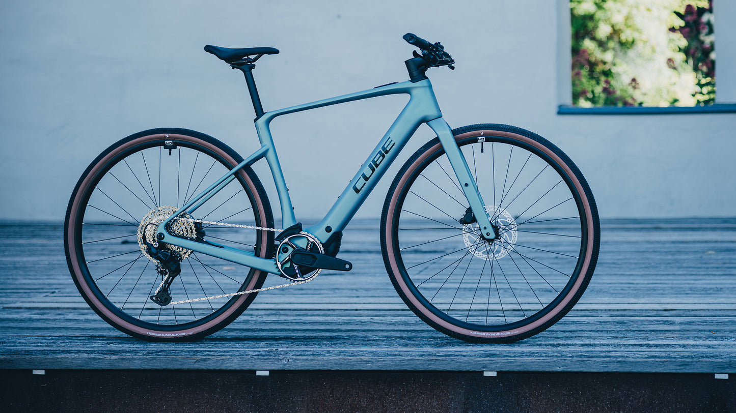 CUBE NULANE HYBRID RACE 400X eGRAVEL BIKE 2027 SEAGREY 'N' BLACK
