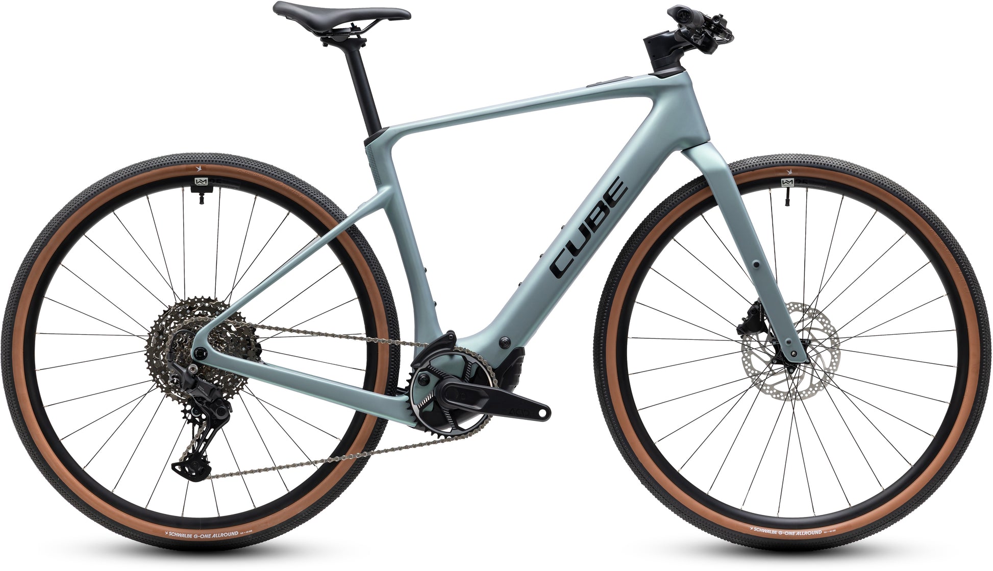 CUBE NULANE HYBRID RACE 400X eGRAVEL BIKE 2027 SEAGREY 'N' BLACK