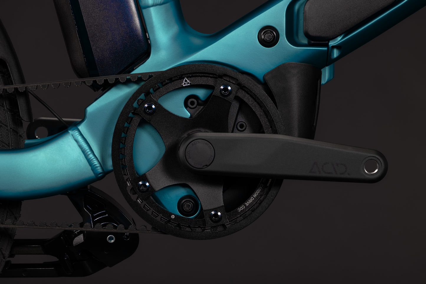 CUBE FOLD HYBRID DELUXE 540 FOLDING eBIKE 2027 METALLICPETROL 'N' SEA