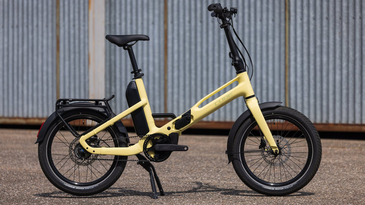 CUBE FOLD HYBRID DELUXE 540 FOLDING eBIKE 2027 PALEYELLOW 'N' SAGE)
