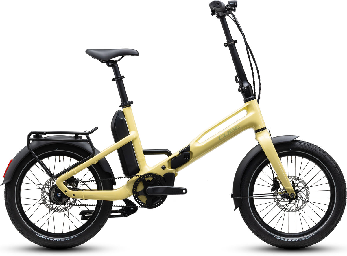 CUBE FOLD HYBRID DELUXE 540 FOLDING eBIKE 2027 PALEYELLOW 'N' SAGE)