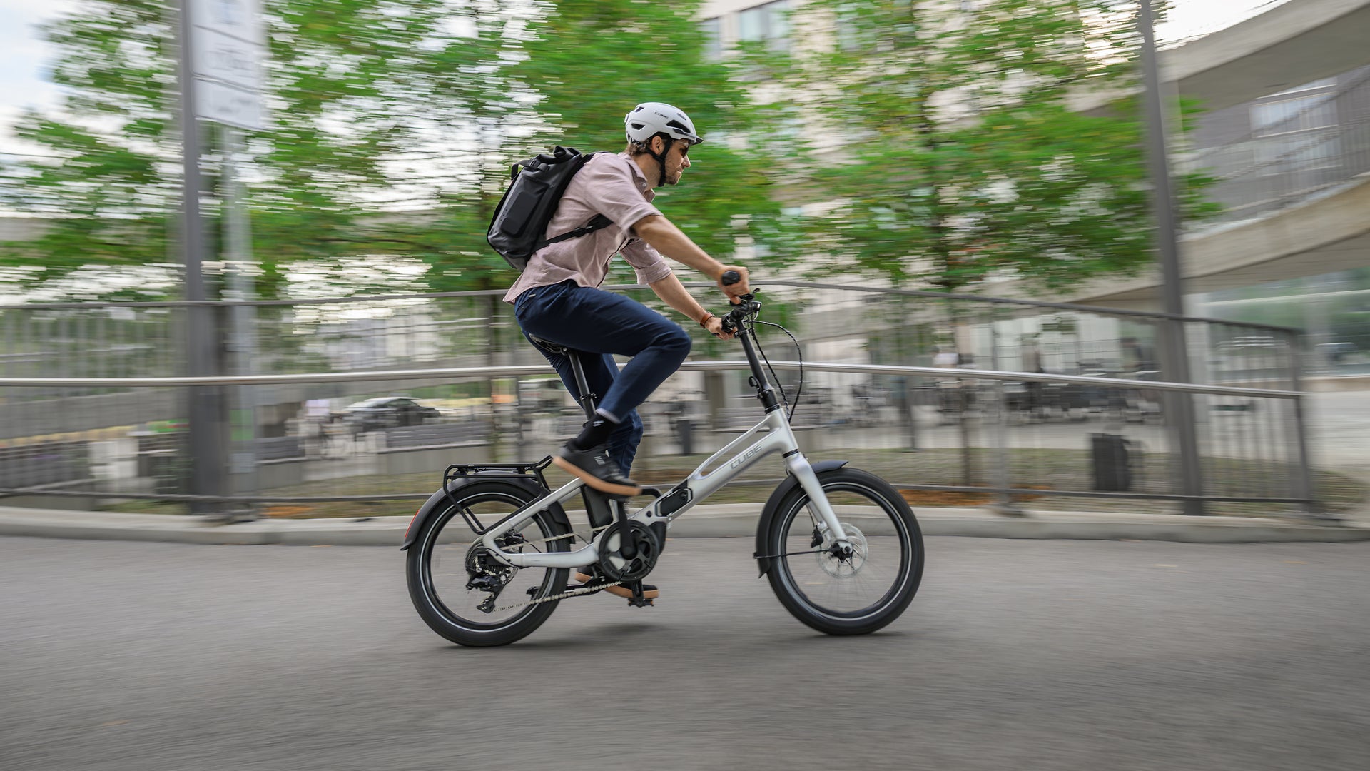 CUBE FOLD HYBRID 540 FOLDING eBIKE 2027 SILVERSTAR 'N' REFLEX