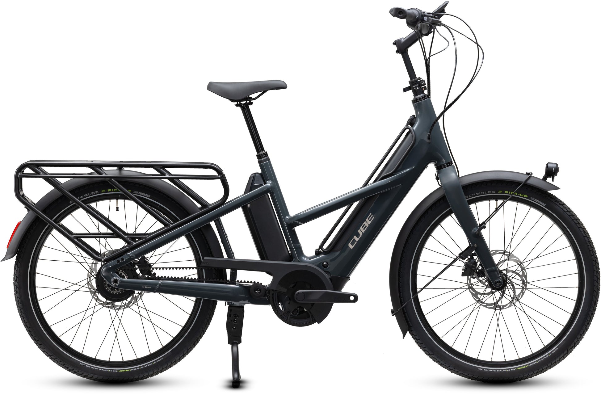 CUBE LONGTAIL HYBRID DELUXE 800 CARGO eBIKE 2027 SHADOWGREY 'N' GREY