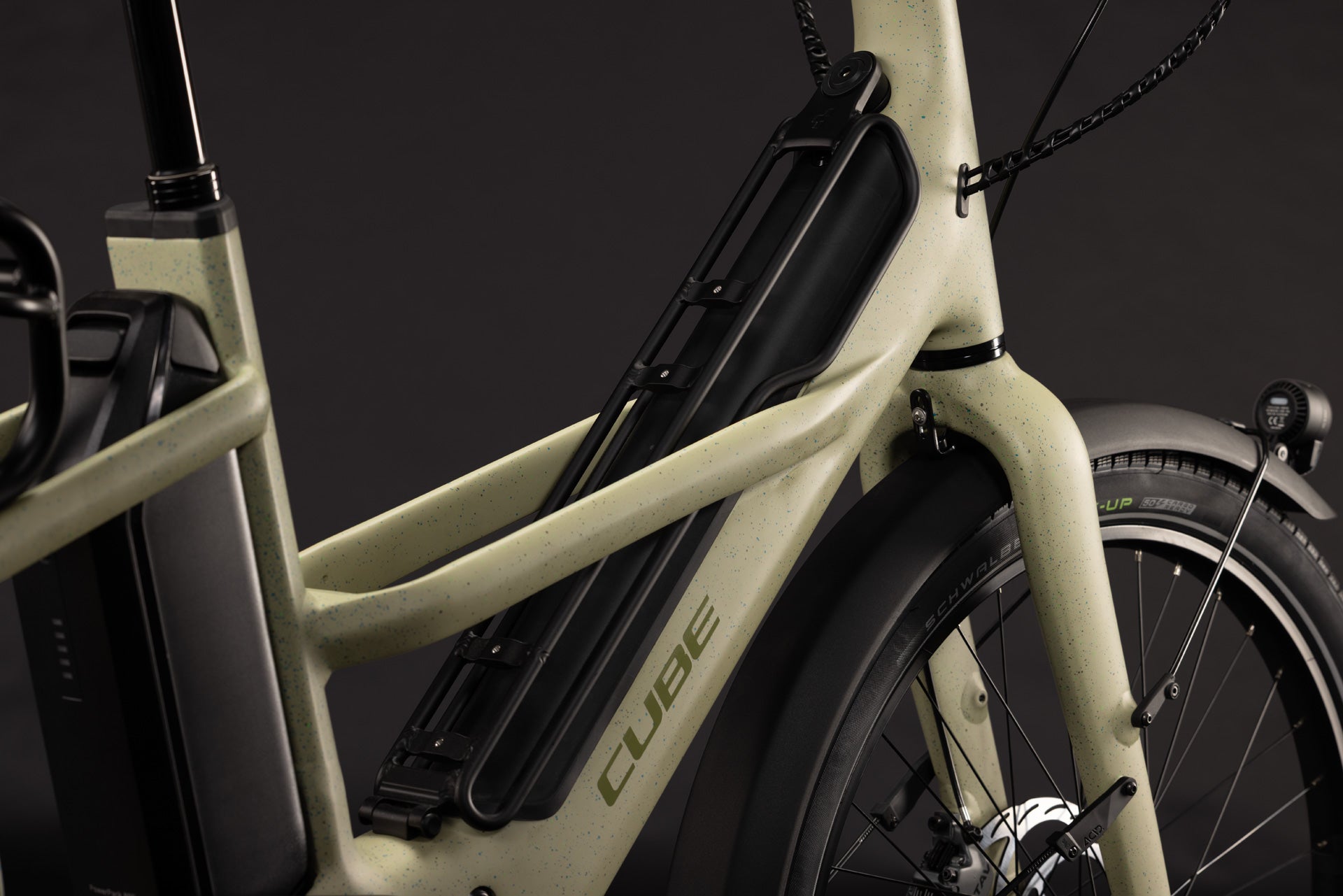 CUBE LONGTAIL HYBRID DELUXE 800 CARGO eBIKE 2027 SANDGRIT 'N' BLACK