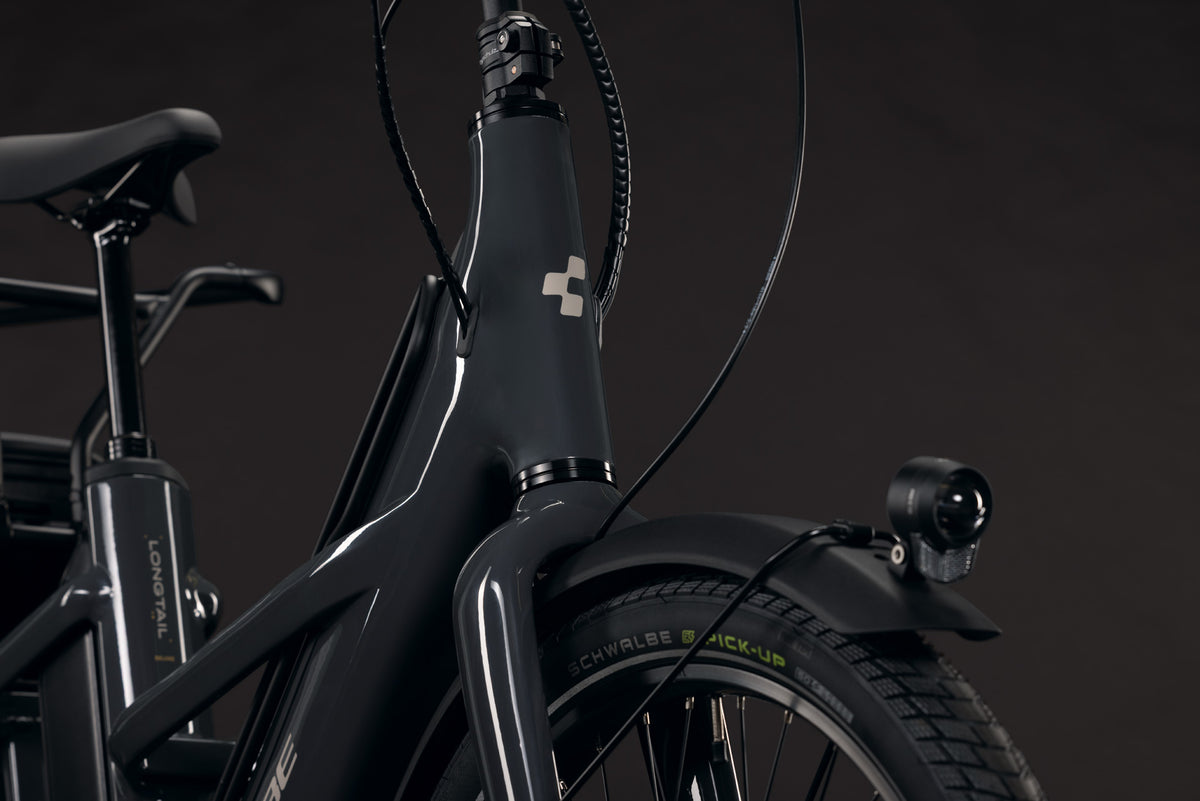 CUBE LONGTAIL HYBRID DELUXE FAMILY 800 CARGO eBIKE 2027 SHADOWGREY 'N' GREY