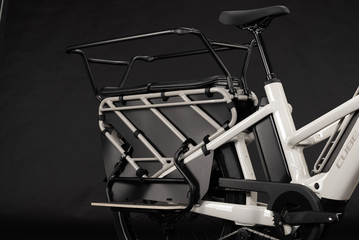 CUBE LONGTAIL HYBRID FAMILY 800 CARGO eBIKE 2027 GREYBEIGE 'N' GREY