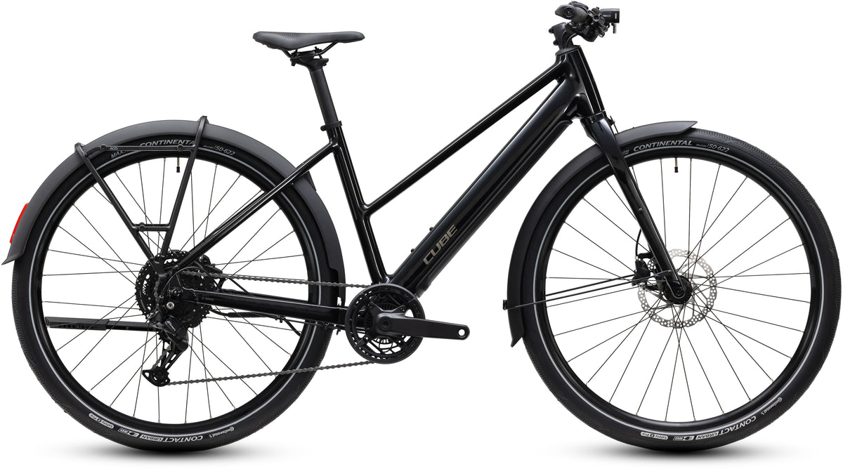 CUBE EDITOR HYBRID ONE 360 FE URBAN eBIKE 2027 BLACK 'N' IRONGREY (TRAPEZE)