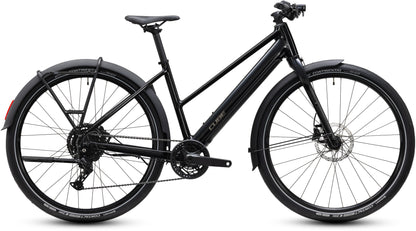 CUBE EDITOR HYBRID ONE 360 FE URBAN eBIKE 2027 BLACK 'N' IRONGREY (TRAPEZE)
