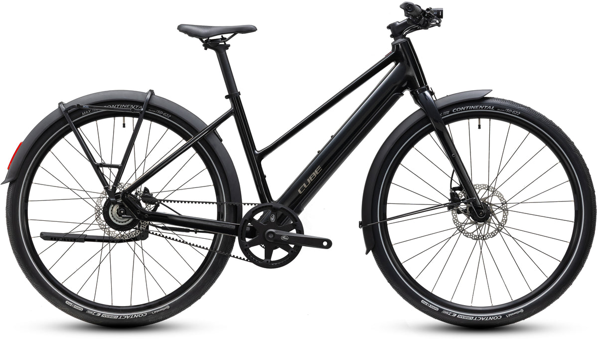 CUBE EDITOR HYBRID PRO 360 FE URBAN eBIKE 2027 BLACK 'N' IRONGREY (TRAPEZE)