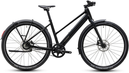 CUBE EDITOR HYBRID PRO 360 FE URBAN eBIKE 2027 BLACK 'N' IRONGREY (TRAPEZE)