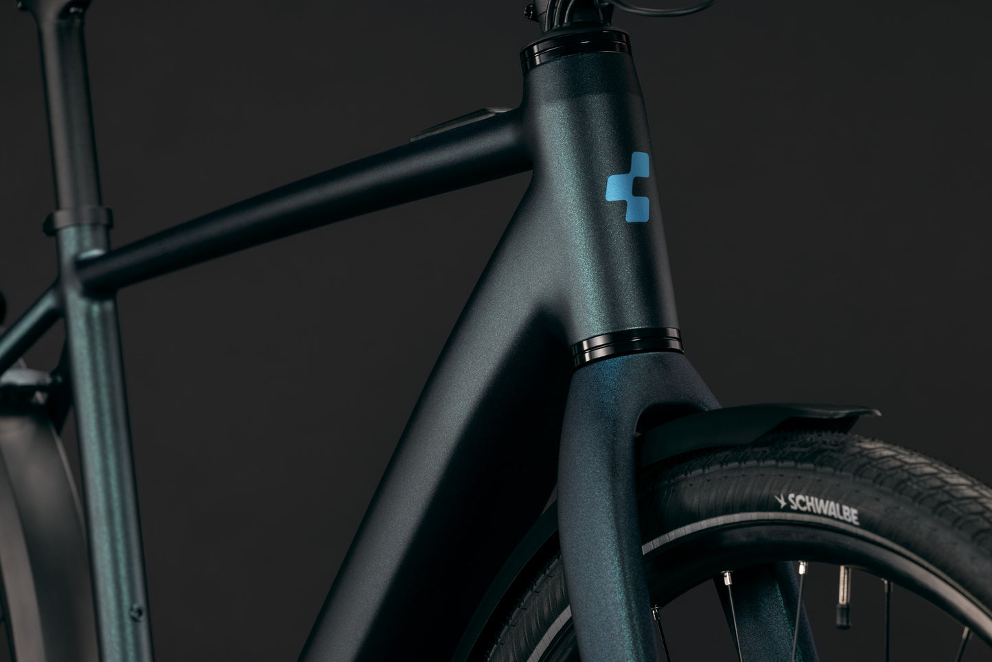 CUBE EDITOR HYBRID SLX 400X FE URBAN eBIKE 2027 GLITTERTEAL 'N' BLACK