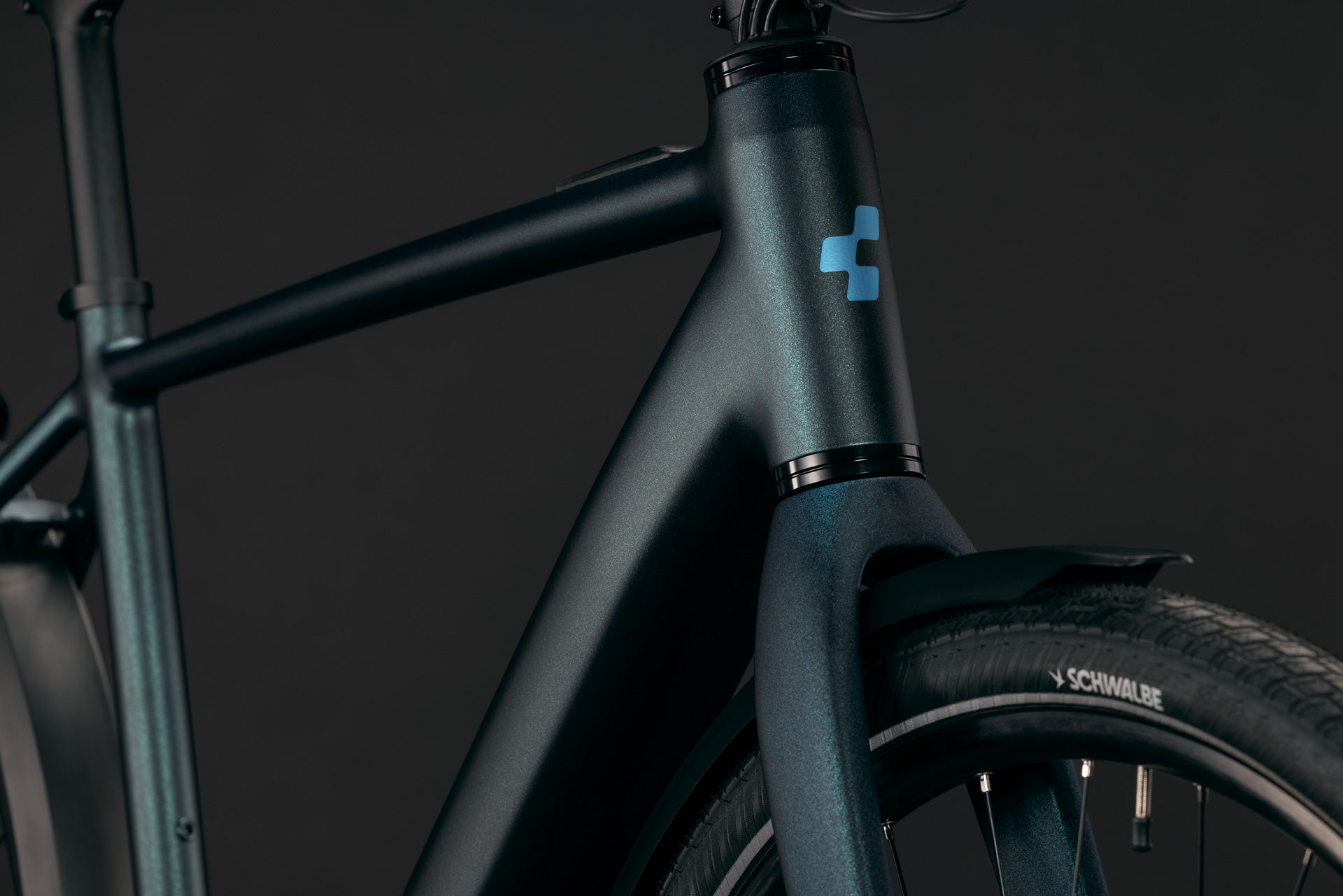CUBE EDITOR HYBRID SLX 400X FE URBAN eBIKE 2027 GLITTERTEAL 'N' BLACK