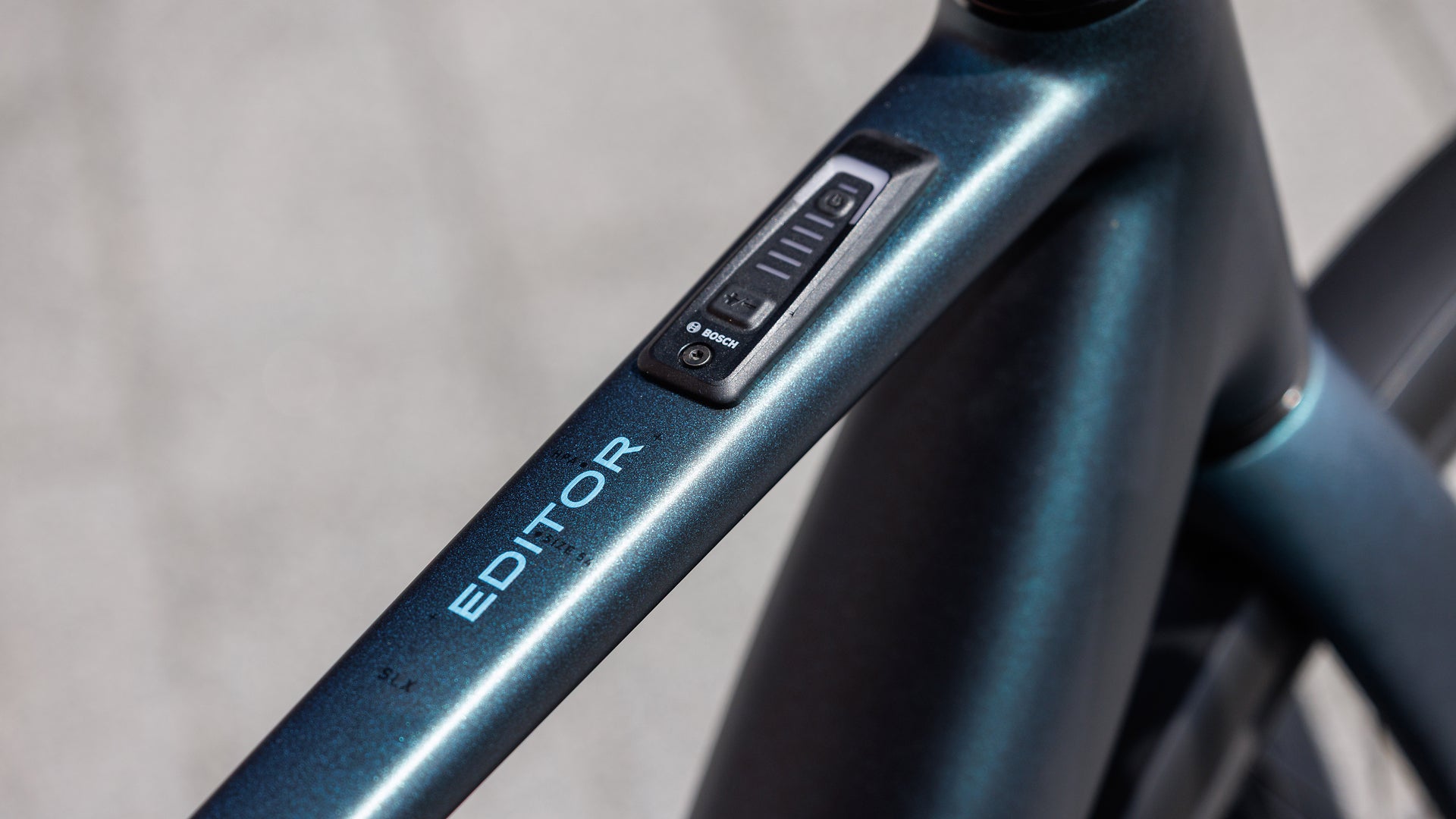 CUBE EDITOR HYBRID SLX 400X FE URBAN eBIKE 2027 GLITTERTEAL 'N' BLACK