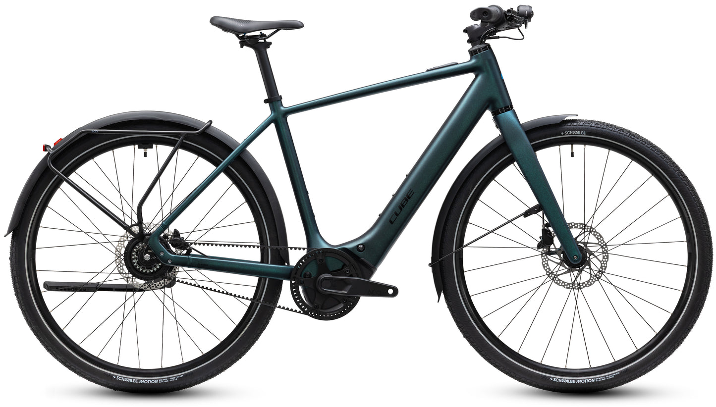 CUBE EDITOR HYBRID SLX 400X FE URBAN eBIKE 2027 GLITTERTEAL 'N' BLACK