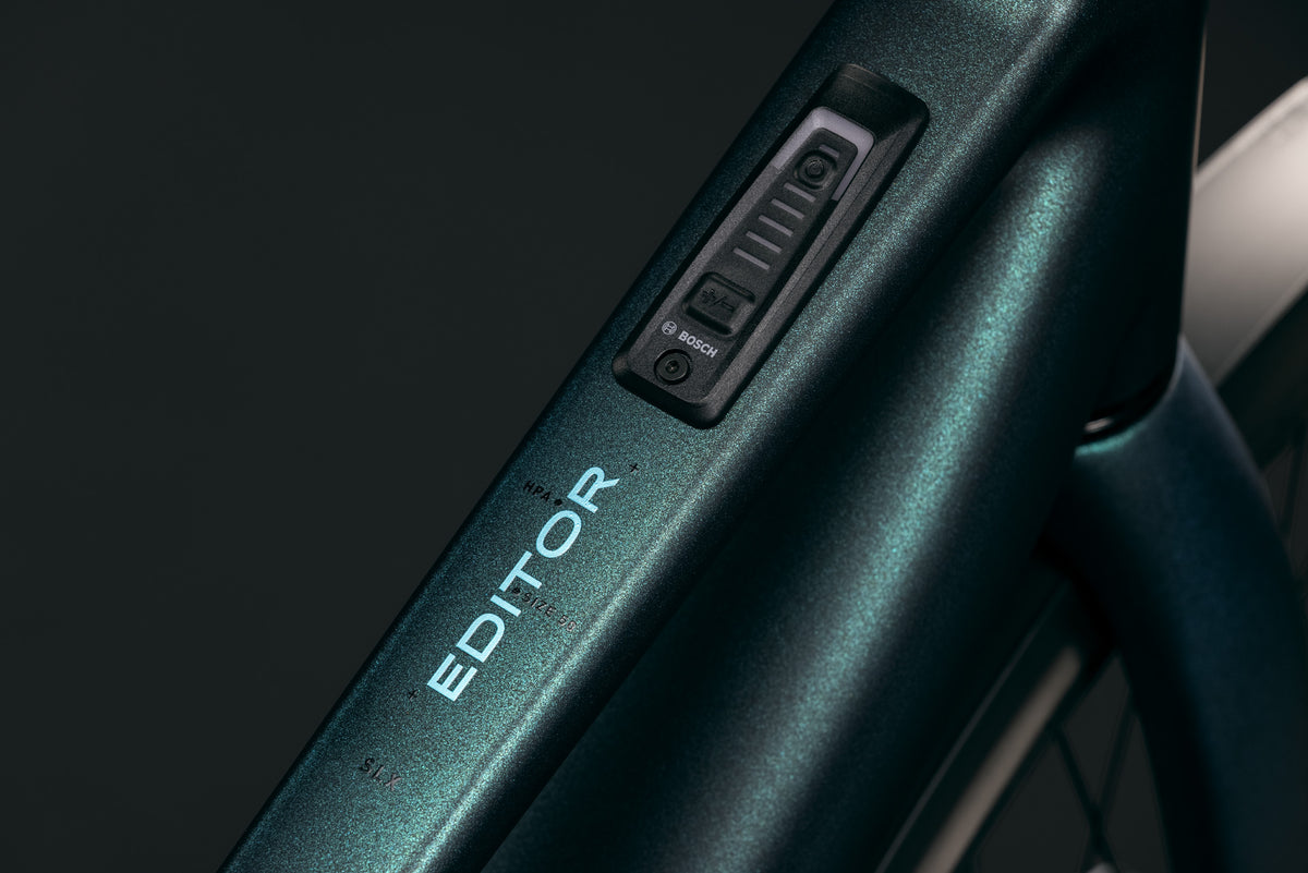 CUBE EDITOR HYBRID SLX 400X FE URBAN eBIKE 2027 GLITTERTEAL 'N' BLACK (TRAPEZE)