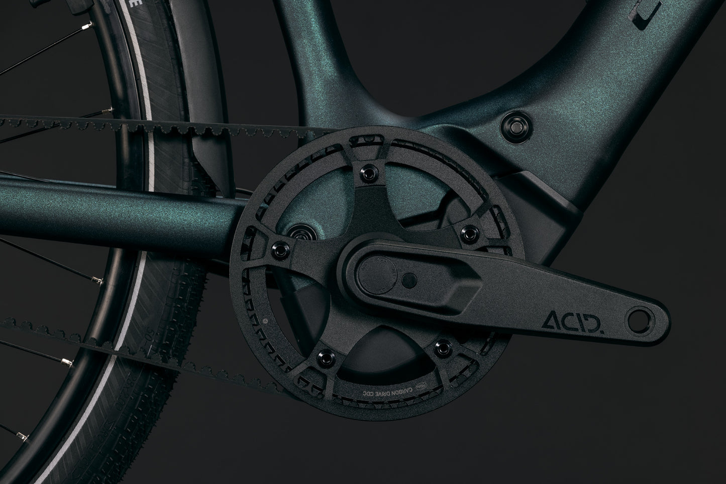 CUBE EDITOR HYBRID SLX 400X FE URBAN eBIKE 2027 GLITTERTEAL 'N' BLACK (TRAPEZE)